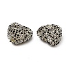 Sparkling Acrylic Heart Beads with Rhinestone Embellishment OACR-NH0001-02B-06-2
