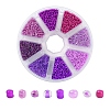 8 Style 12/0 Glass Round Seed Beads SEED-YW0001-39A-1