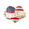 Independence Day Alloy Rhinestone Brooches for Backpack Clothes AL-CBA94E1-03-1
