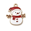 Christmas Alloy Enamel Pendants FIND-H055-17J-G01-1