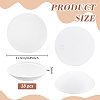 9 Pairs Polyester Round Bra Pads Inserts FIND-BC0019-24C-2