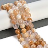 Natural Cherry Blossom Agate Beads Strands G-H062-A02-03-2