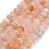 Natural Cherry Blossom Agate Beads Strands G-Z111-A40-3