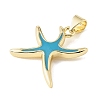 Brass Enamel Pendants KK-CBA6938-16G-02-2