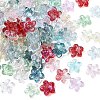 180Pcs 9 Colors Baking Paint Transparent Glass Beads DGLA-YW0001-69-2