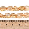 Natural Citrine Beads Strands G-C257-01-5