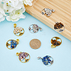 SUPERFINDINGS 32Pcs 8 Styles Alloy European Dangle Charms FIND-FH0006-05-3