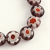 Handmade Millefiori Glass Bead Strands LK-R006-15F-1