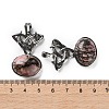 Natural Rhodonite Pendants G-F777-02AS-11-3