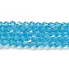 Transparent Electroplate Glass Beads Strands LS-EGLA-A039-T6mm-L19-1