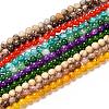 Natural Gemstone Beads Strands G-F591-03M-6mm-8