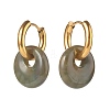 Handmade Natural Indian Agate Dangle Hoop Earrings EJEW-JE04578-04-2