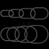 8Pcs Acrylic Template DIY-PH0036-13-6