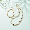 ABS Imitation Pearl & Synthetic Hematite Beaded Bracelet Necklace SJEW-JS01240-2
