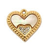 Natural White Shell Pendants STAS-P431-30G-02-1