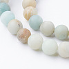 Natural Flower Amazonite Bead Strands G-G735-61F-10mm-3