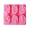 6 Cavities Silicone Molds SOAP-PW0002-06-4