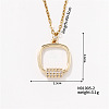 Chic Star Pendant Necklace with Colorful Hollow Design DO4005-2-1