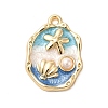 Alloy Enamel Pendants PALLOY-K020-21LG-02-1