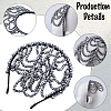 Synthetic Quartz Hair Bands for Women Girls AJEW-WH20033-103-6