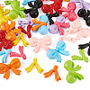 14Sets 7 Colors Baking Paint Opaque Acrylic Bead OACR-TA0003-99-4
