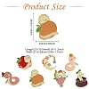 14Pcs 7 Styles Snake Enamel Pins JEWB-CJ0001-55-2