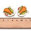 Thanksgiving Day Theme Alloy Enamel Pendants ENAM-T020-52C-01-3