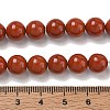 Natural Red Jasper Beads Strands G-F348-01-8mm-AA-3