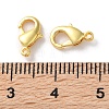 Rack Plating Brass Lobster Claw Clasps KK-F090-27G-01-3