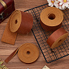 2M Flat AB Grade Cowhide Leather Cord AJEW-WH0479-73E-04-4