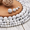 4 Strands 4 Style Natural Howlite Beads Strands G-TA0001-34-5