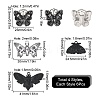 24Pcs 4 Style Alloy Enamel Pendants FIND-SC0005-08-2