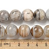 Natural Banded Agate Beads Strands G-NH0023-B01-02-5