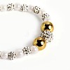 Acrylic Pearl Beaded Stretch Bracelets BJEW-N279-26-2