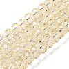 Transparent Baking Paint Glass Beads X1-DGLA-A034-T8mm-D02-1