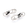 925 Sterling Silver Hook Clasps STER-N016-62AS-2