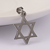 Tarnish Resistant 304 Stainless Steel Pendants STAS-M245-24P-2