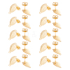 20Pcs Leaf 304 Stainless Steel Stud Earring Findings STAS-UN0058-05-1