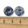 Natural Blue Spot Jasper Donut/Pi Disc Charms G-G142-01H-3