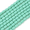Opaque Glass Beads Strands GLAA-G112-04C-1