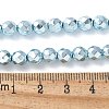 Electroplated Synthetic Non-magnetic Hematite Beads Strands G-B132-B01-01H-2