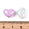 Luminous UV Plating Opaque Acrylic Beads OACR-N154-02A-01-4