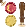 DIY Wood Wax Seal Stamp AJEW-WH0131-199-1