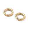 Ion Plating(IP) 304 Stainless Steel Open Jump Rings X-STAS-M081-02G-03-3