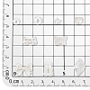 400Pcs 10 Styles ABS Plastic Imitation Pearl Beads KY-PH0002-06-5