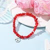 Constellation Non-Tarnish 304 Stainless Steel Charms Bracelets BJEW-JB12480-01-1