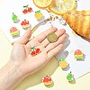 10Pcs 5 Styles Fruit Enamel Pin JEWB-CJ0003-20-4