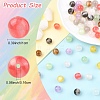 50Pcs Opaque UV Reactive Beads RESI-YW0005-93-3