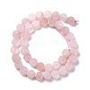 Natural Rose Quartz Beads Strands G-C159-B03-01-3