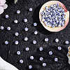 180Pcs Handmade Flower Printed Porcelain Ceramic Beads PORC-LT0001-08A-7